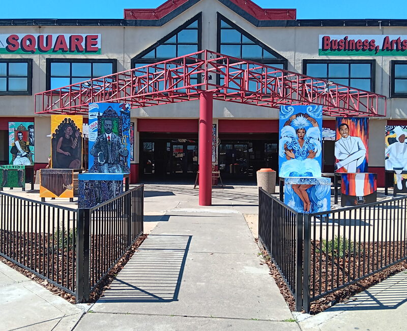 Front entrance of Florin Square